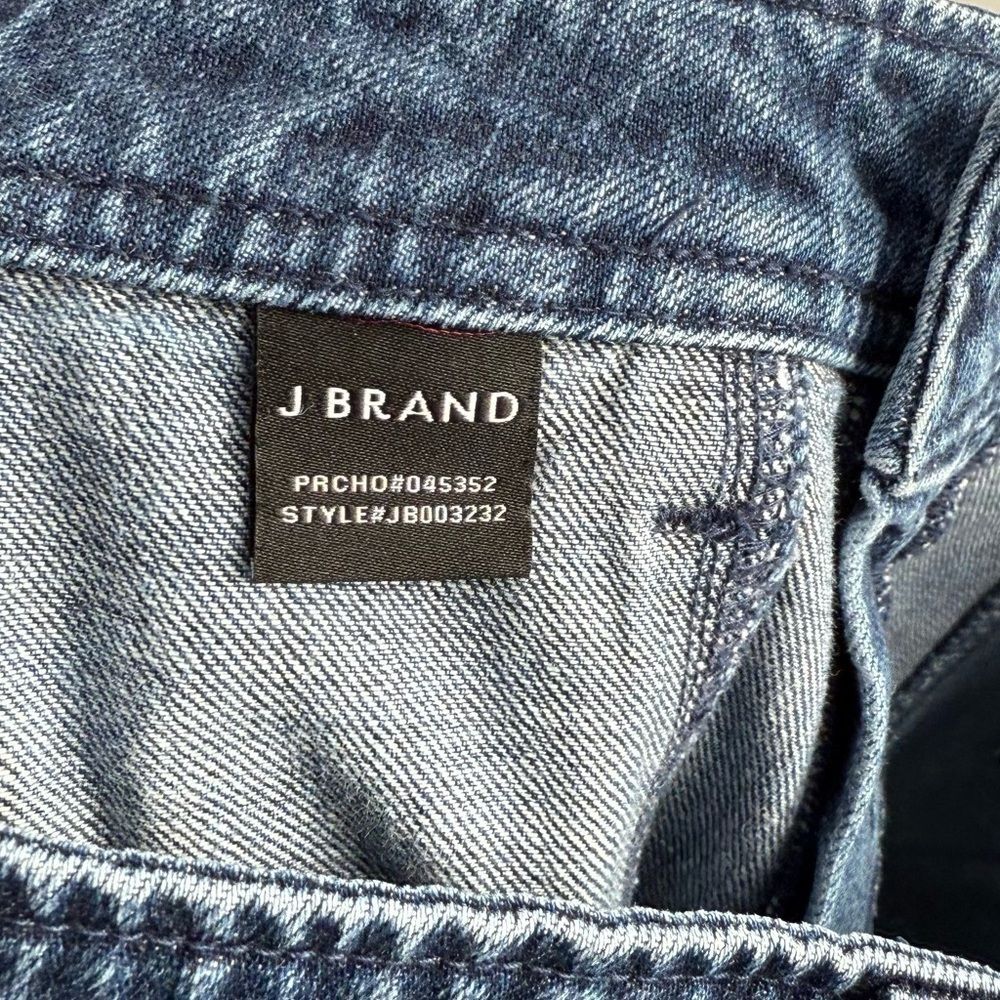 J BRAND Athena Cropped Paperbag Jeans Utility Cargo Blue Denim Pants Size 27 - Picture 8 of 15